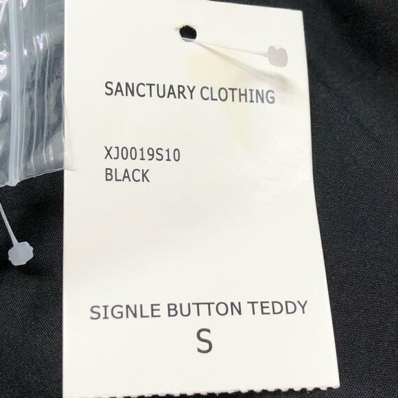 ANTHROPOLOGIE SANCTUARY SINGLE BUTTON TEDDY JACKET - Picture 12 of 14